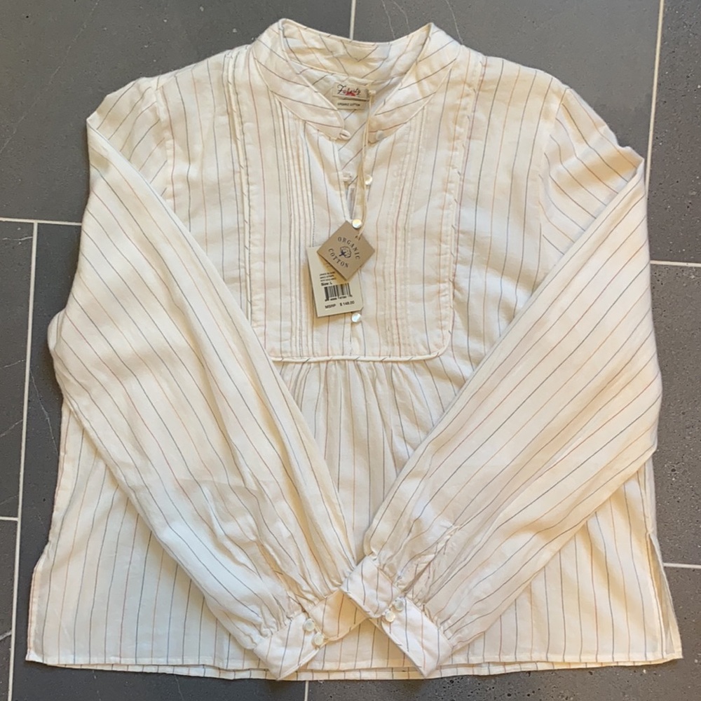 Faherty Organic Cotton Janice Blouse